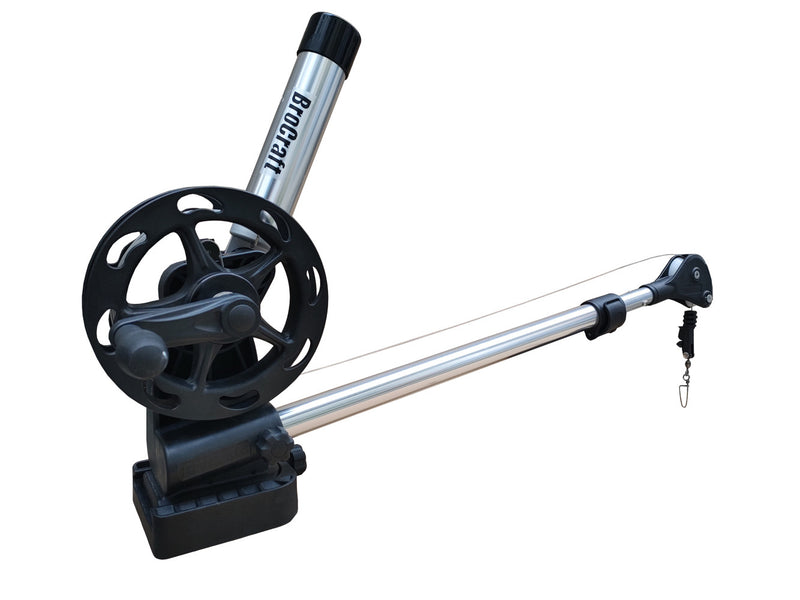 Brocraft Troll Manual Downrigger with Telescopic Boom